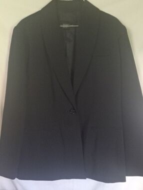 Requirements Black Single-Button Women's Blazer